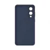 Evelatus Samsung Galaxy S25 Edge premium magnetisch soft touch siliconen hoesje Midnight Blue