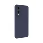 Evelatus Samsung Galaxy S25 Edge premium magnetisch soft touch siliconen hoesje Midnight Blue