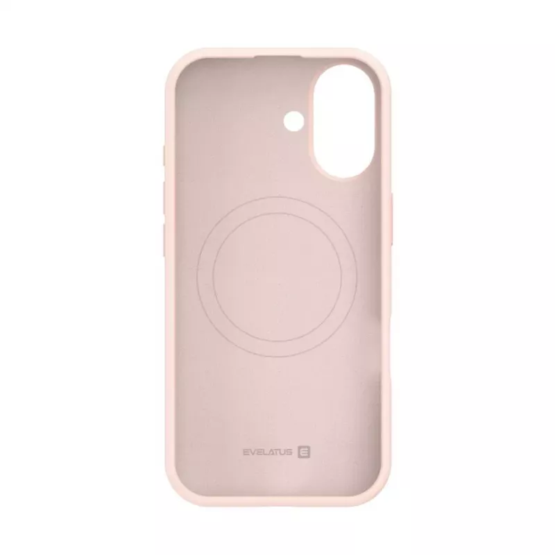 Evelatus Apple iPhone 17 premium MagSafe soft touch siliconen hoesje Pink Sand