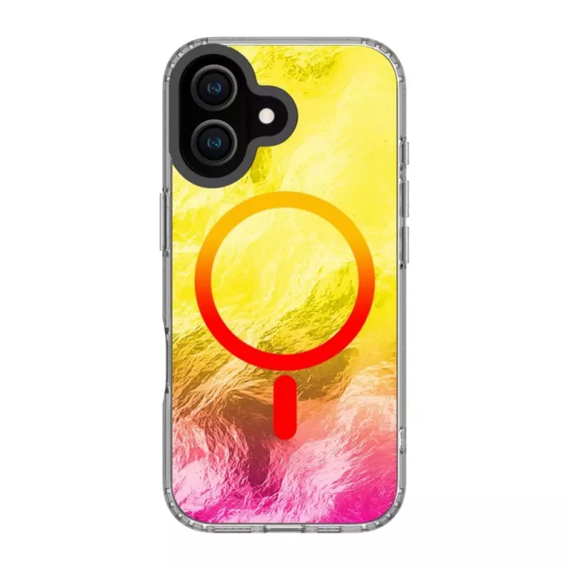 Evelatus Apple iPhone 17 IMD Glacier Case met MagSafe Pink Gold