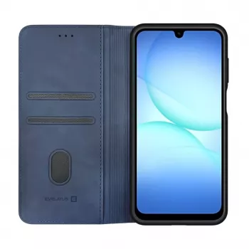 Evelatus Samsung Galaxy A17 Book Case donkerblauw