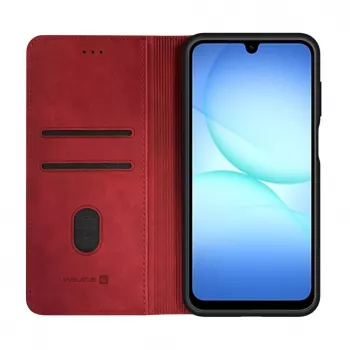 Evelatus Samsung Galaxy A17 Bookcase-hoesje, rood