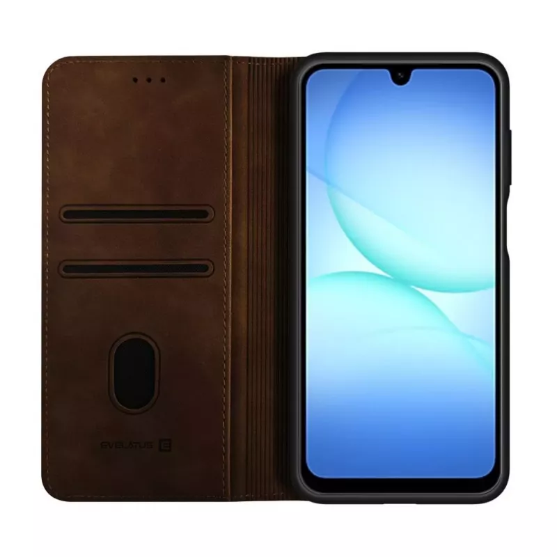 Evelatus Samsung Galaxy A17 Book Case bruin