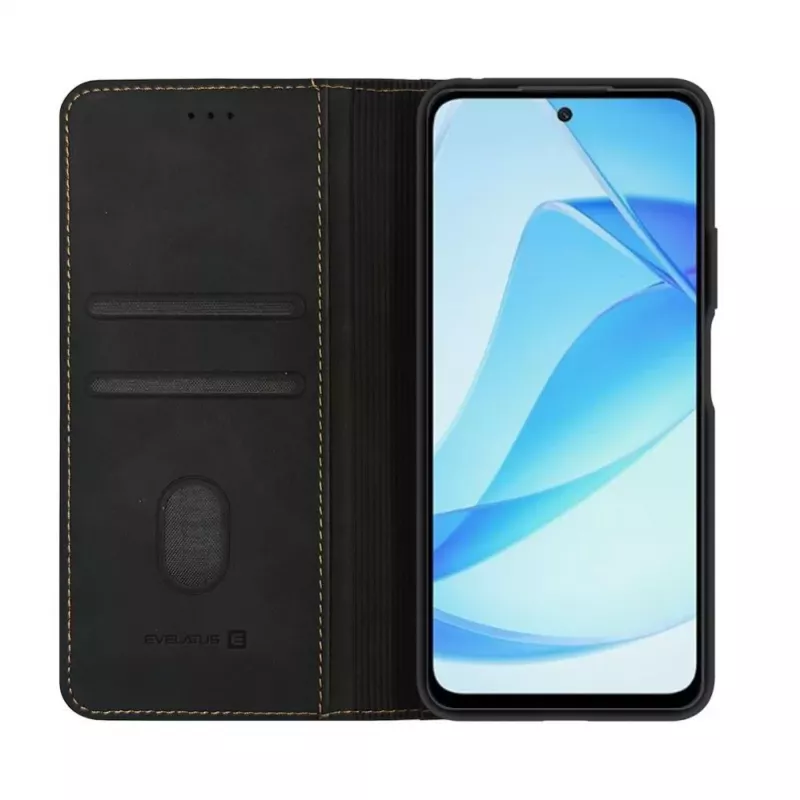 Evelatus Xiaomi Redmi 15 4G Bookcase Folio-hoesje, zwart