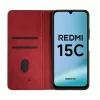 Evelatus Xiaomi Redmi 15C 4G/5G Book Case Folio rood