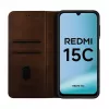 Evelatus Xiaomi Redmi 15C 4G/5G Book Case Folio bruin