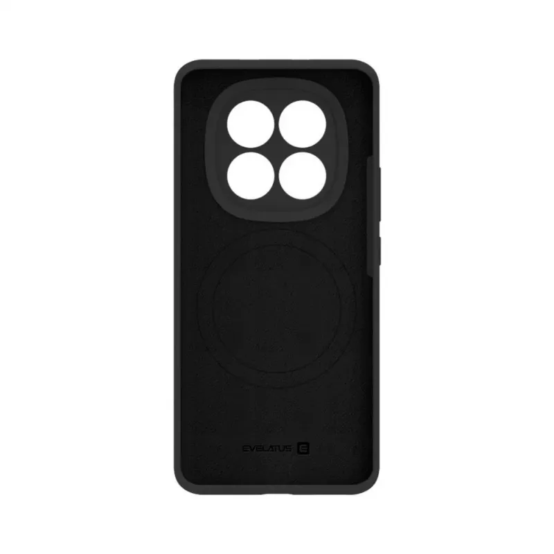 Evelatus Xiaomi Redmi Note 15 5G Premium Magnetic Soft Touch silicone case zwart