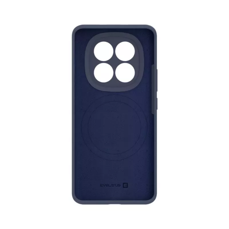 Evelatus Xiaomi Redmi Note 15 5G Premium Magnetic Soft Touch silicone case donkerblauw
