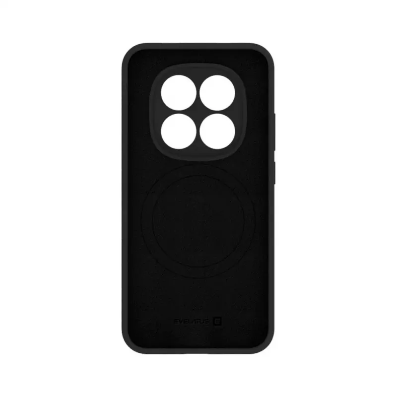 Evelatus Xiaomi Redmi Note 15 Pro 5G Premium Magnetic Soft Touch silicone case zwart
