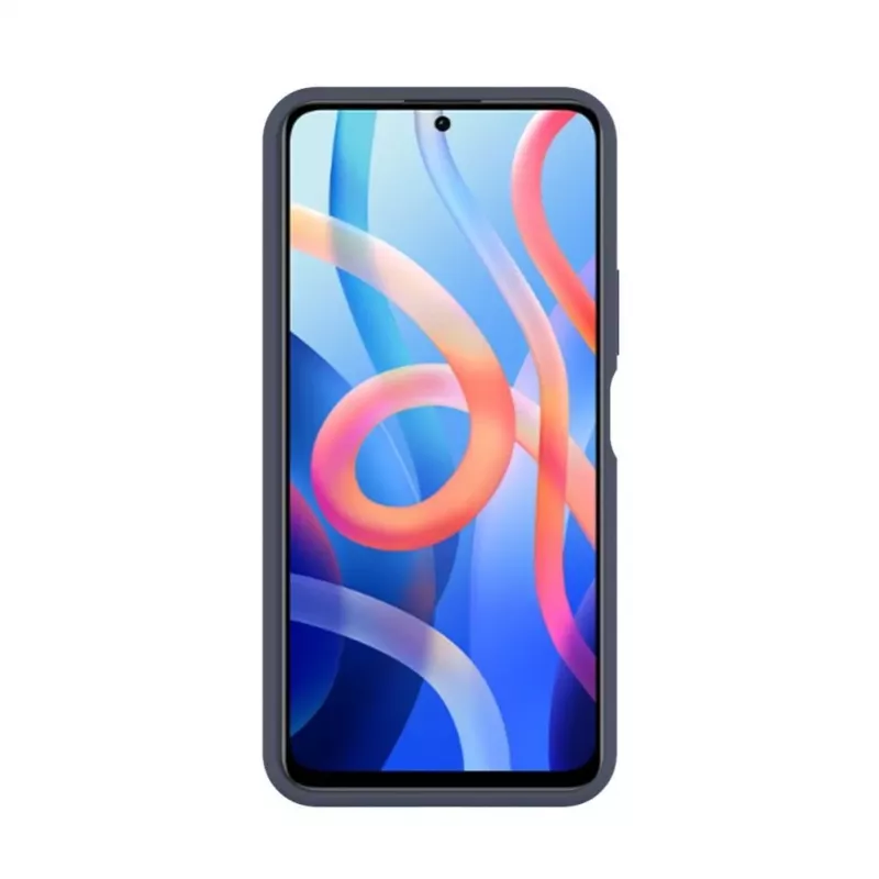 Evelatus Xiaomi Redmi 15 5G Premium magnetische soft-touch siliconenhoes donkerblauw