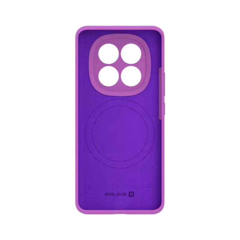Evelatus Xiaomi Redmi Note 15 Premium magnetische soft-touch siliconenhoes paars
