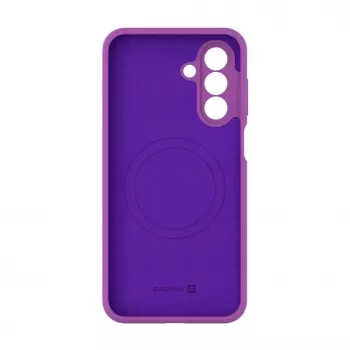 Evelatus Samsung Galaxy A17 Premium magnetische soft-touch siliconenhoes grape