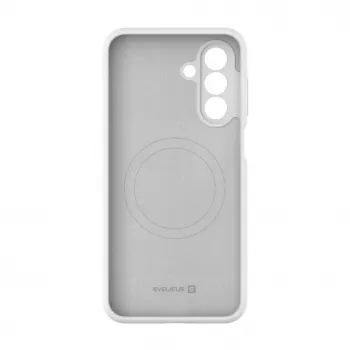 Evelatus Samsung Galaxy A17 Premium magnetische soft-touch siliconenhoes wit