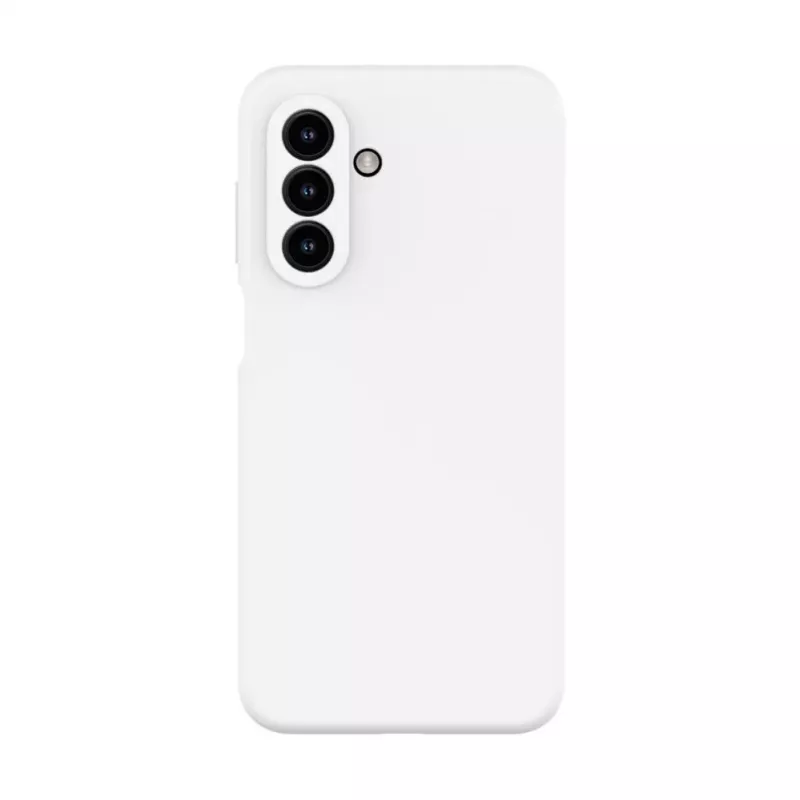 Evelatus Samsung Galaxy A17 Premium magnetische soft-touch siliconenhoes wit