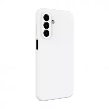 Evelatus Samsung Galaxy A17 Premium magnetische soft-touch siliconenhoes wit