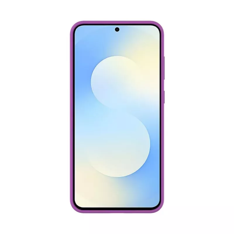 Evelatus Samsung Galaxy S25 FE Premium magnetische soft-touch siliconenhoes paars