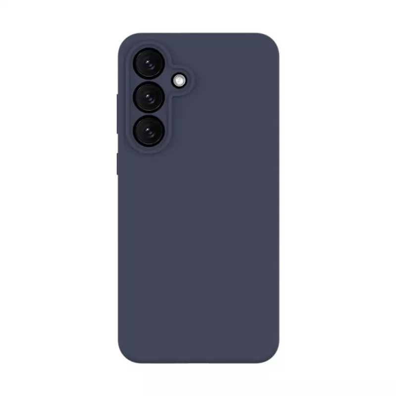 Evelatus Samsung Galaxy S25 FE Premium magnetische soft-touch siliconenhoes donkerblauw