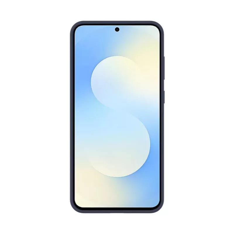 Evelatus Samsung Galaxy S25 FE Premium magnetische soft-touch siliconenhoes donkerblauw