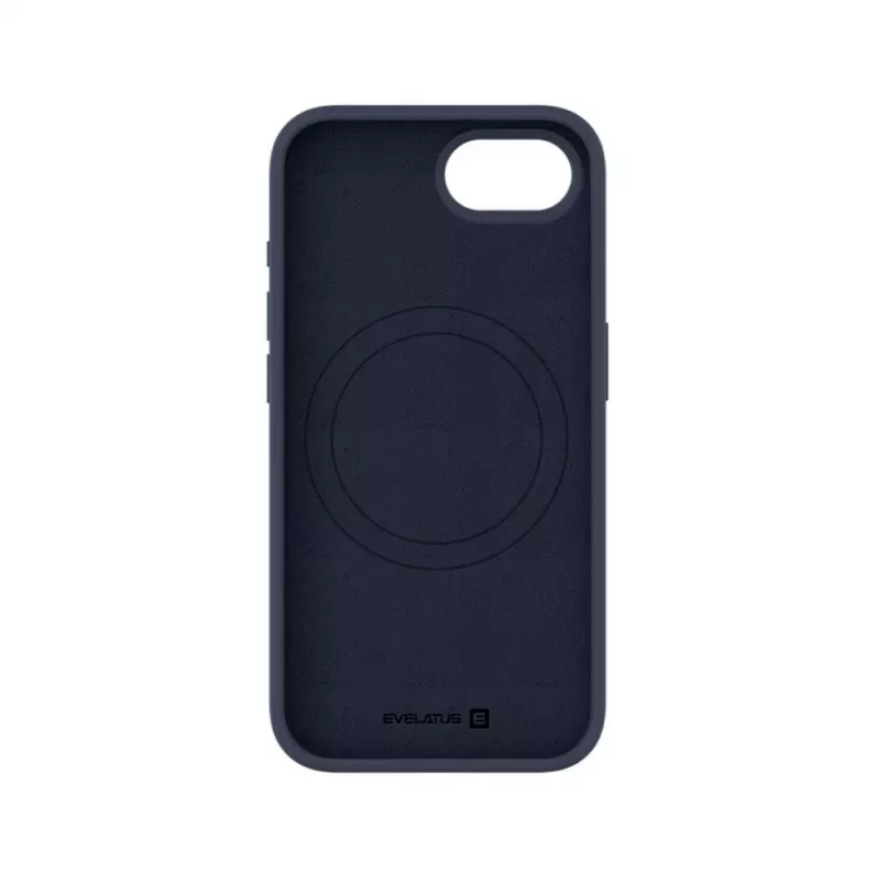 Evelatus Apple iPhone 16e Premium magnetische soft-touch siliconenhoes donkerblauw