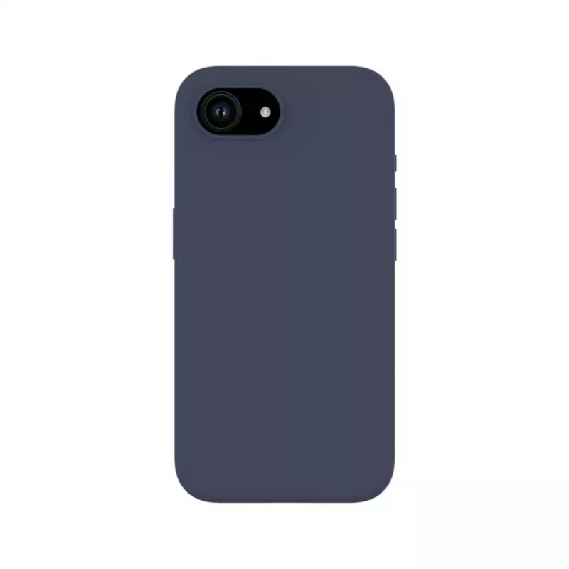 Evelatus Apple iPhone 16e Premium magnetische soft-touch siliconenhoes donkerblauw