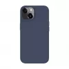 Evelatus Apple iPhone 14 / 13 Premium magnetische soft-touch siliconenhoes donkerblauw