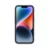 Evelatus Apple iPhone 14 / 13 Premium magnetische soft-touch siliconenhoes donkerblauw