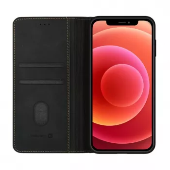 Evelatus Apple iPhone 12 / 12 Pro book case folio zwart