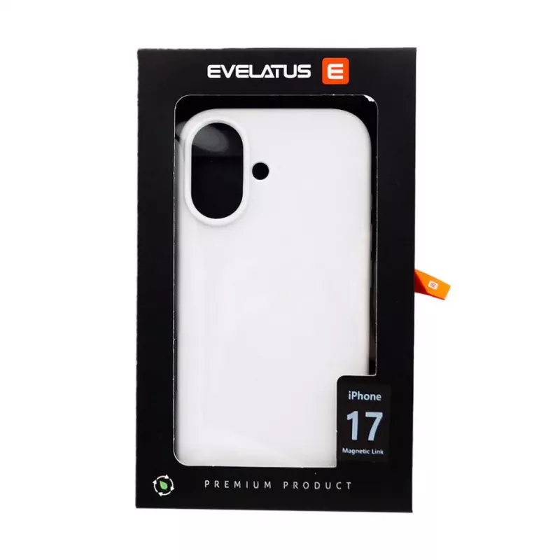 Evelatus Apple iPhone 17 Premium MagSafe soft-touch siliconenhoes wit