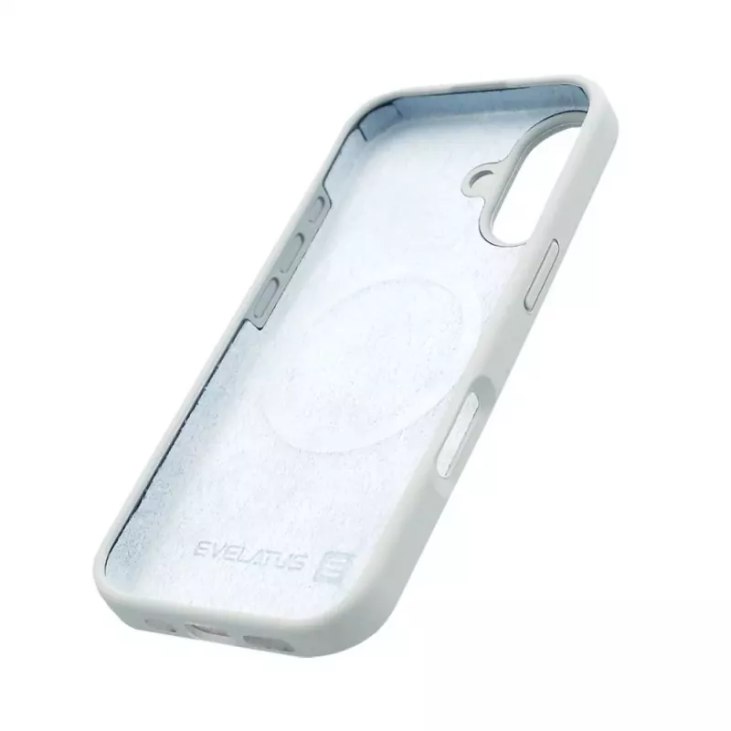 Evelatus Apple iPhone 17 Premium MagSafe soft-touch siliconen mistblauw