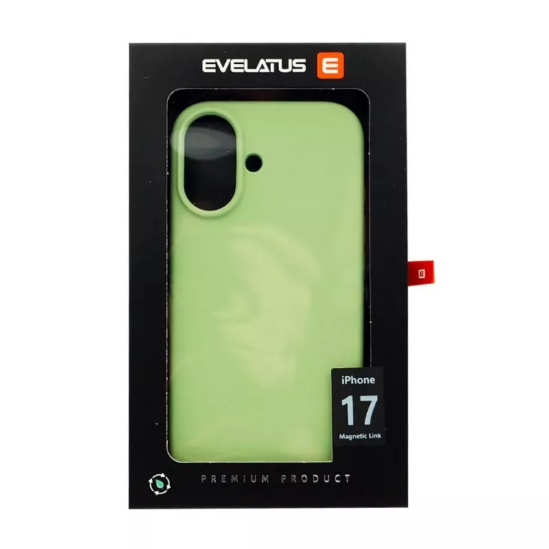 Evelatus Apple iPhone 17 Premium MagSafe soft-touch siliconenhoes sage