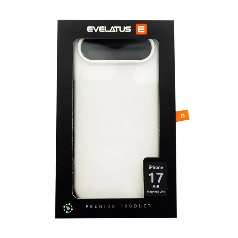 Evelatus Apple iPhone 17 Air Premium MagSafe soft-touch siliconenhoes wit