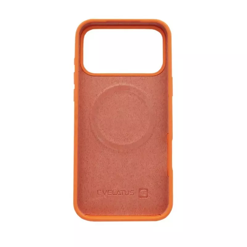 Evelatus Apple iPhone 17 Pro Max Premium MagSafe soft-touch siliconenhoes papaya