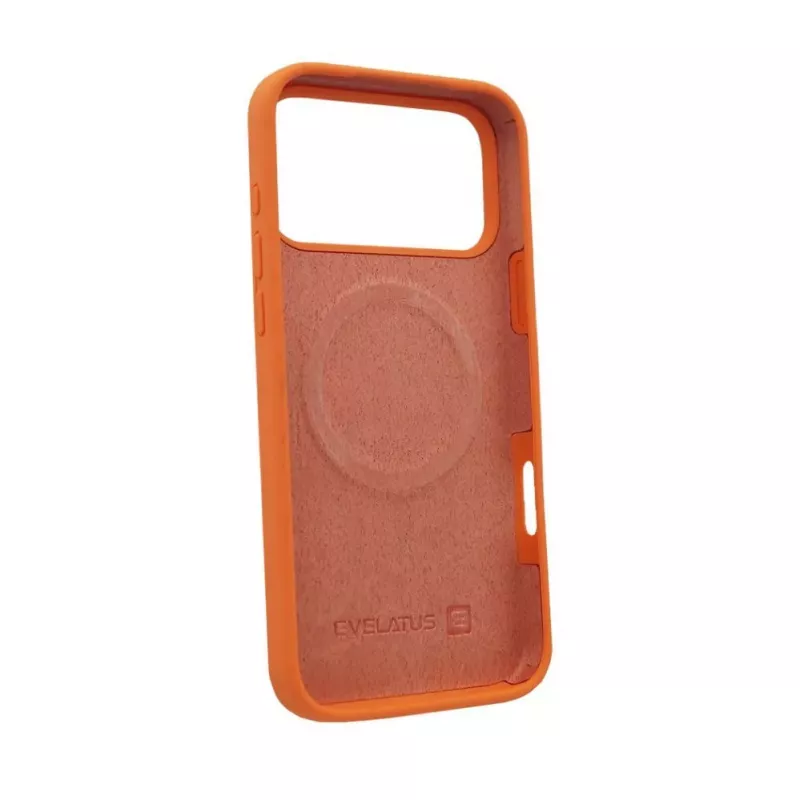 Evelatus Apple iPhone 17 Pro Max Premium MagSafe soft-touch siliconenhoes papaya