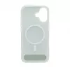 Evelatus Apple iPhone 17 Rubber Coated MagSafe With Stand Case Zilver