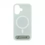 Evelatus Apple iPhone 17 Rubber Coated MagSafe With Stand Case Zilver