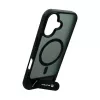 Evelatus Apple iPhone 17 Rubber Coated MagSafe With Stand Case Zwart