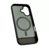 Evelatus Apple iPhone 17 Rubber Coated MagSafe With Stand Case Zwart