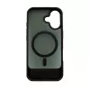 Evelatus Apple iPhone 17 Rubber Coated MagSafe With Stand Case Zwart