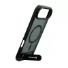 Evelatus Apple iPhone 17 Air Rubber Coated MagSafe With Stand Case Zwart