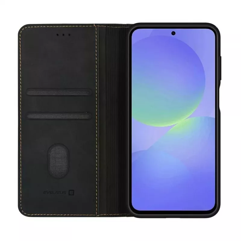 Evelatus Samsung Galaxy A37 Book Case zwart