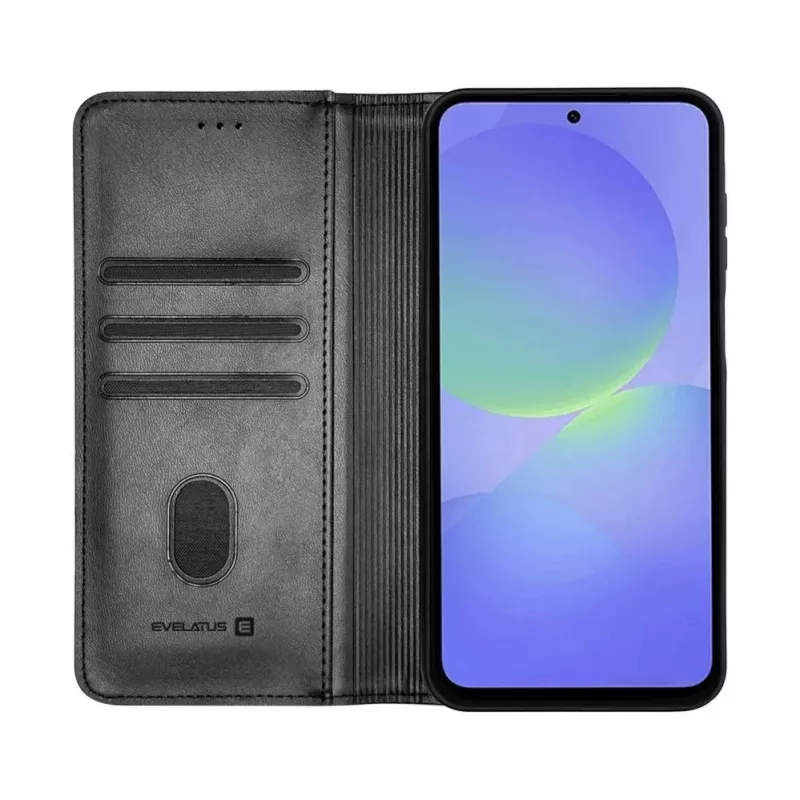 Evelatus Samsung Galaxy A37 Book Case Folio zwart