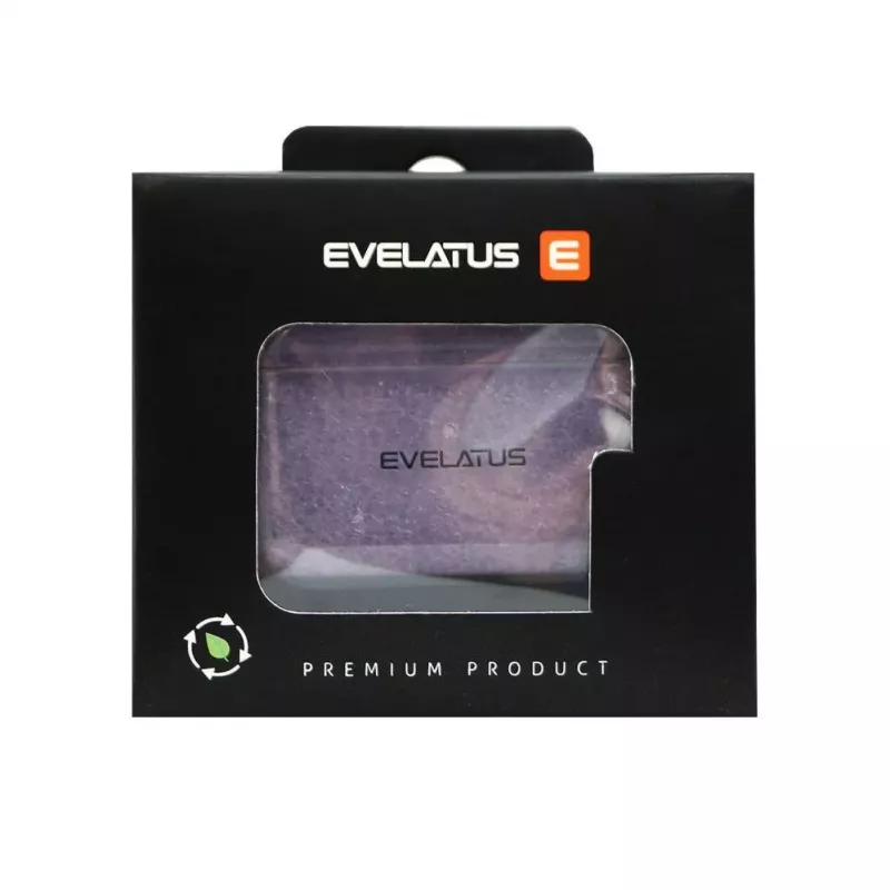 Evelatus Apple AirPods Pro TPU Protective Case transparant paars