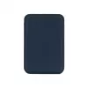 Evelatus Universele PU leren portemonnee met MagSafe donkerblauw