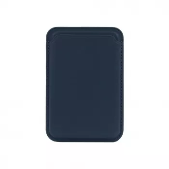 Evelatus Universele PU leren portemonnee met MagSafe donkerblauw