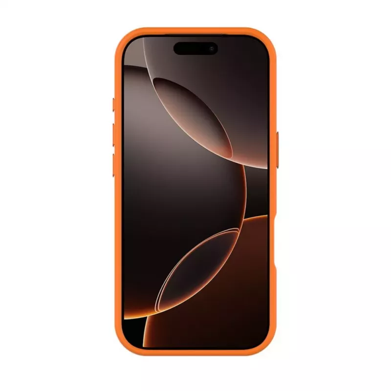 Evelatus Apple iPhone 17 Pro Shield Case met MagSafe & standaard mat oranje
