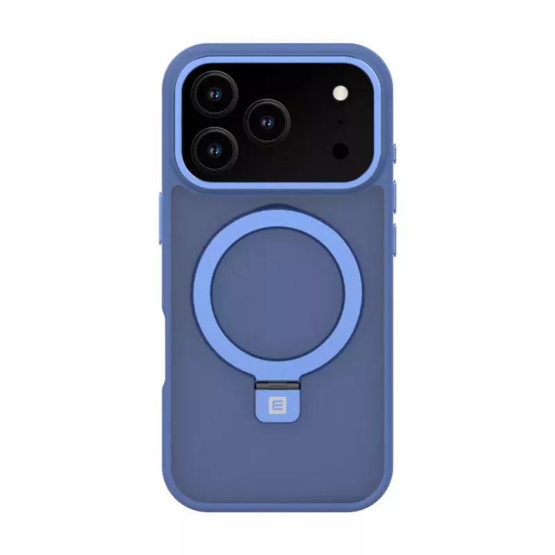 Evelatus Apple iPhone 17 Pro Shield Case met MagSafe & standaard mat blauw