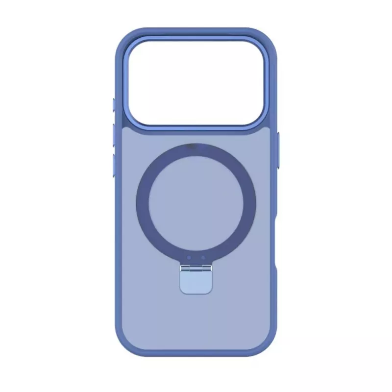 Evelatus Apple iPhone 17 Pro Shield Case met MagSafe & standaard mat blauw