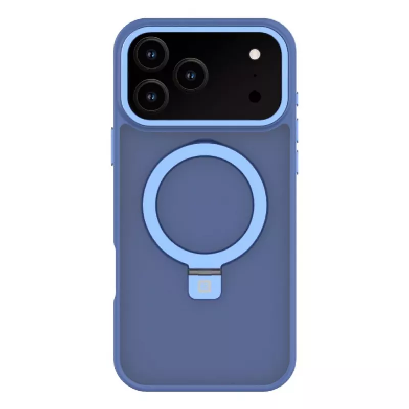 Evelatus Apple iPhone 17 Pro Max Shield Case met MagSafe & standaard mat blauw