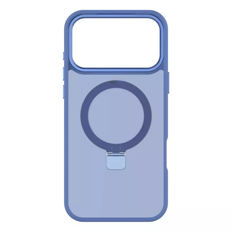 Evelatus Apple iPhone 17 Pro Max Shield Case met MagSafe & standaard mat blauw