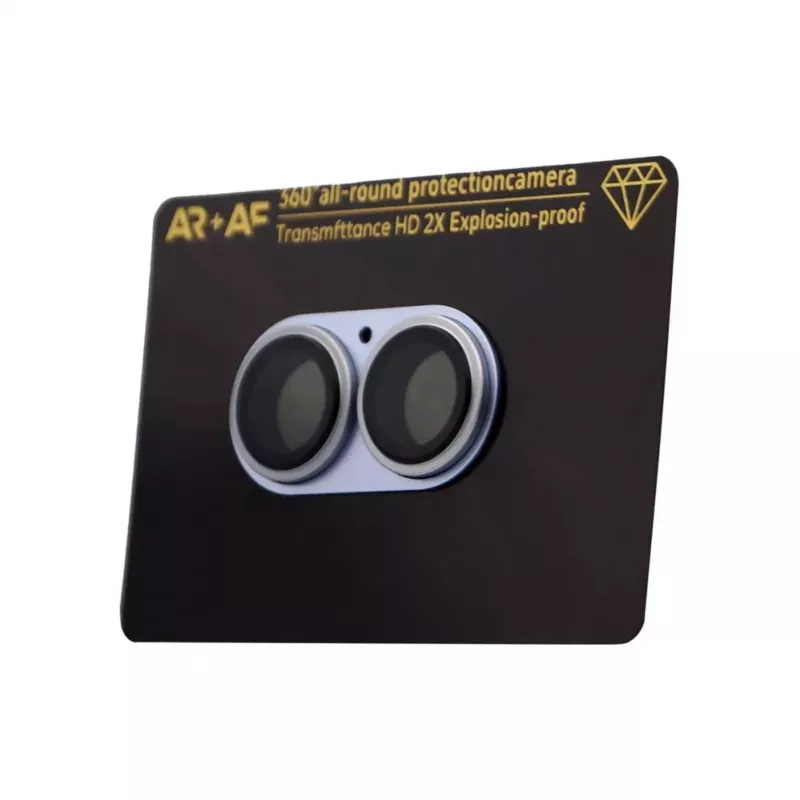 Evelatus Apple iPhone 17 Full Body camera lensbescherming Premium blauw